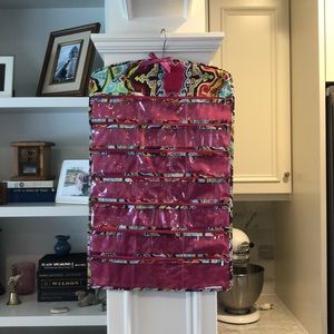 Hanging Jewelry Bag - 42 zippered pouches